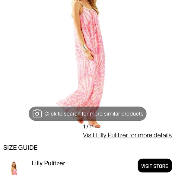 Lilly Pulitzer Dresses & Skirts - Lilly Pulitzer Pink Tropical Maxi Dress